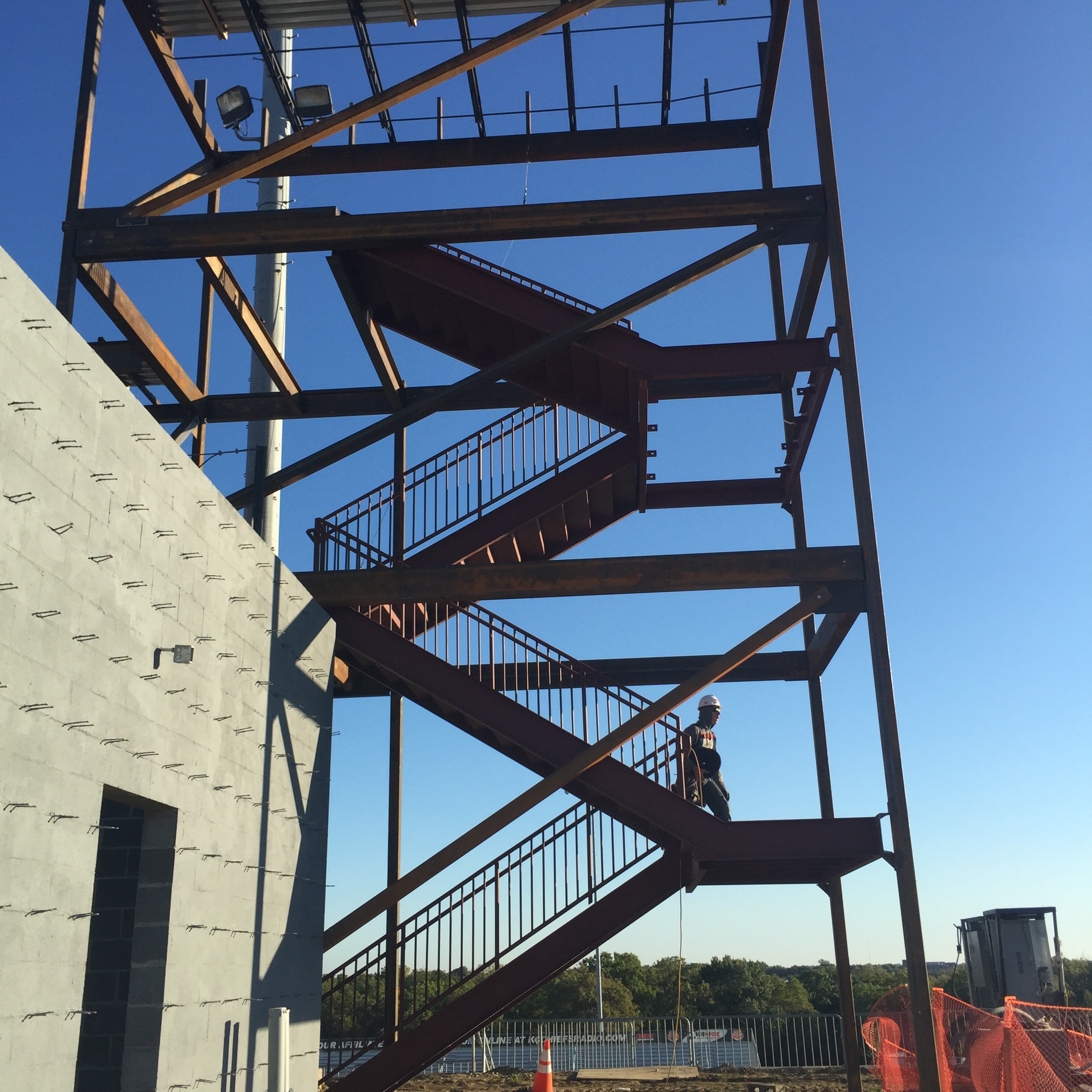 Industrial stairs require the highest safety standards, and structural steel holds up.